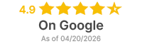 Google 4.9 Star Rating